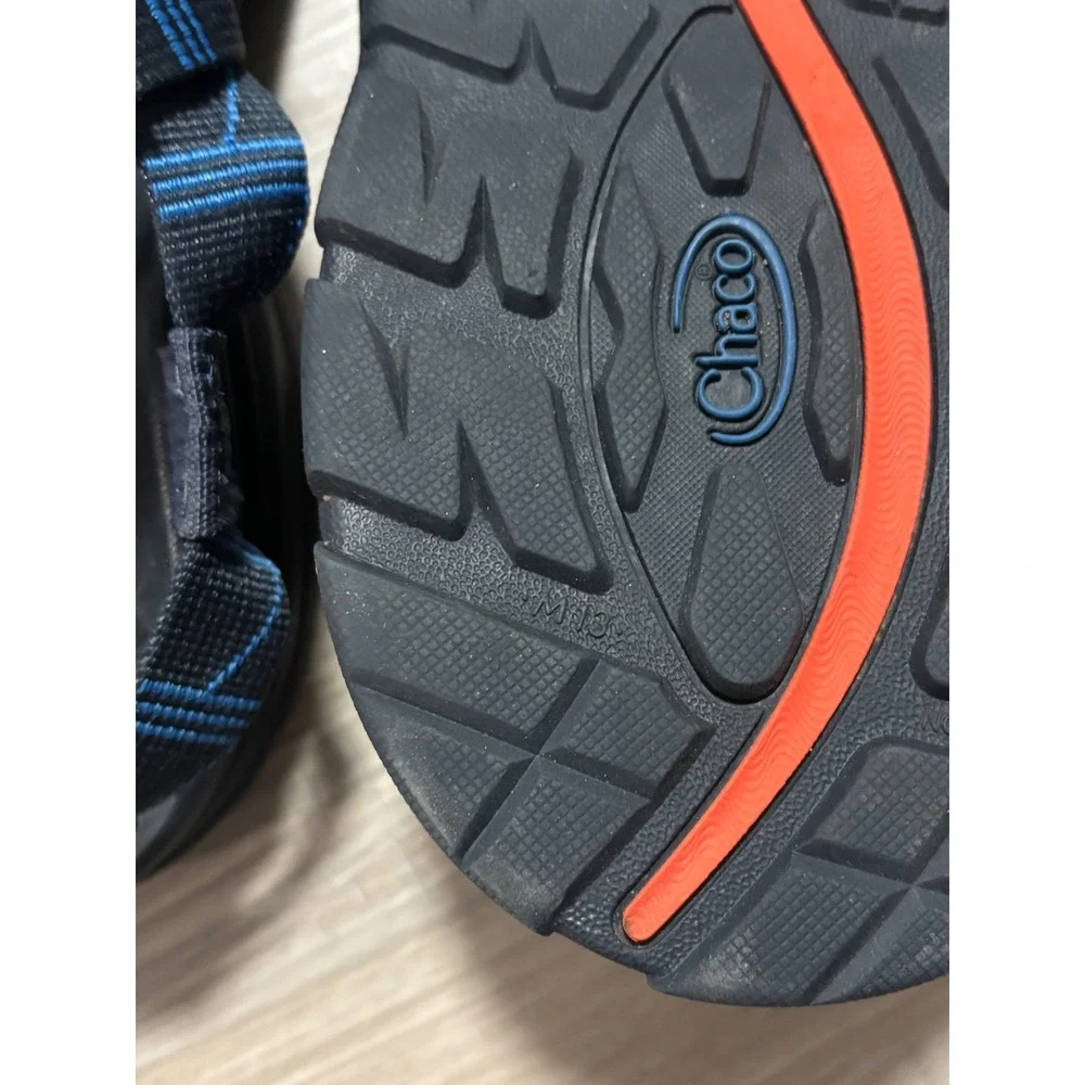 Chaco Z1 Classic‎ Mens Sandals Navy Blue Geometric Strappy Sport Shoes Size 13